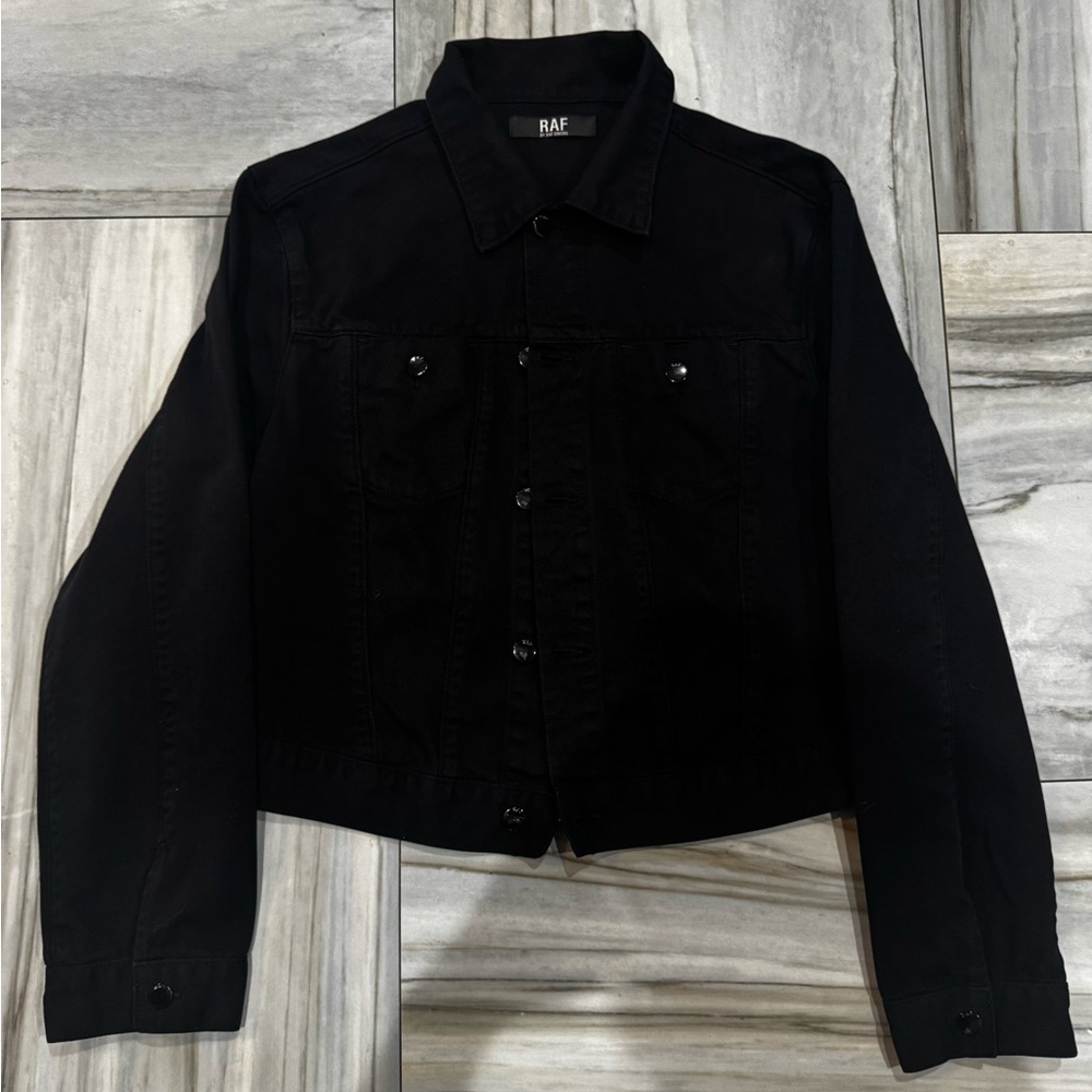 Raf Simons Black Denim Jacket